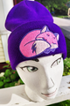 Purple with Pink Fox