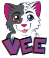 Headshot badge for Vee