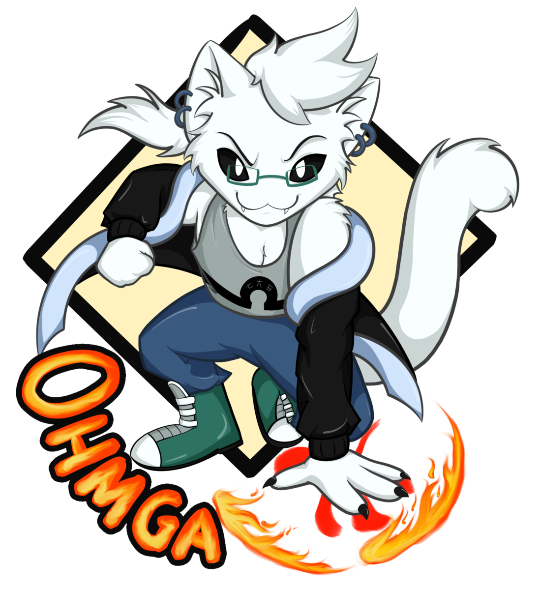Full body badge for Ohmga